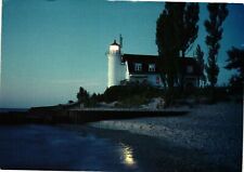 Vintage Postcard 4x6- Point Betsie Lighthouse, Frankfort, MI UnPost 1960-80s picture
