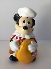 Mickey Mouse Chef Flower Sack Cookie Jar picture
