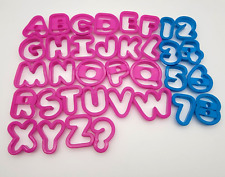 Cookie Fondant Cutters Alphabet Numbers Cake Decorating Set 35pc. Missing 9 0 picture