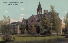 Postcard Fargo College + Dill Hall Fargo North Dakota ND  picture