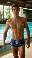 13x19 Male Model Photo Print Muscular Handsome Beefcake Shirtless Hunk -EE287 picture