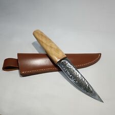 Handmade Yakutian knife, Yakut Knife variation Forged Carbon steel blade picture