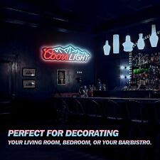 Coors Light Neon light Dimmable Bar Decor for Home, Man Cave, Club, Party picture