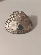Vintage US Post Office Honesdale, PA. Hat Badge Walter & Sons NY picture
