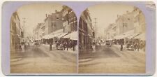 CONNECTICUT SV - Norwich - Main Street - Weekes 1870s RARE picture