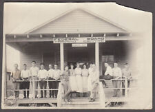 15 folks at Federal Board Trainign Centre Academic Bldg photograph ca 1930s picture