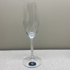 NWT Ralph Lauren Crystal Latham Champagne Flute with Sticker picture