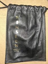 Winslow pipe bag Gold Letters Hand cut Pipe Accessories Bag w/ Drawstrings picture