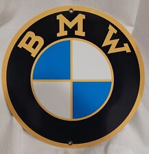 Vintage Look Replica BMW Roundel Metal Logo Sign 11.75