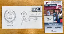 John Connally Signed Autographed First Day Cover JSA Cert Texas Governor JFK picture
