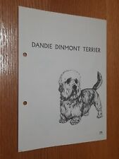 Dandie Dinmont Breed Supplement RAS Kennel Control Sporting Terriers Group 2 picture