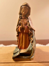 Vintage ANRI Wood Hand Carved Bachlechner Nativity Mary:  6 inch set  VERY RARE picture