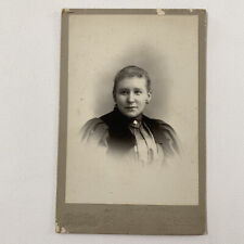 Antique Cabinet Card Photo Woman Iowa City IA ID Dr Hogard Female Doctor? picture