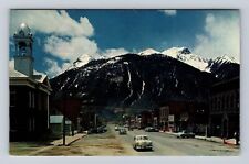 Silverton CO-Colorado, Pioneer Setting Main Street, Antique Vintage Postcard picture