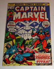 CAPTIAN MARVEL #28 STARLIN CLASSIC  THANOS COVER  VF- picture