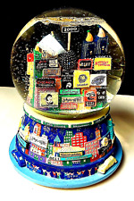 VTG 2000 New York City- Twin Towers Music Globe San Francisco Music Box Company picture