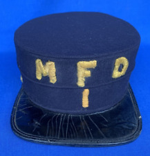 Antique Moscow Idaho Firemans Fire Department Dress Hat MFD Early 1900s Star picture