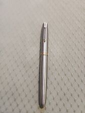 PARKER 51 FOUNTAIN PEN FLIGHTER NICE BRUSHED STEEL w/GOLD FILLED TRIM picture