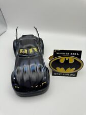 Batmobile Candy Tin Batman and Robin 8” Storage Warner Bros Bat Shaped Candy  picture