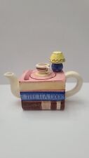 Vintage Winnie The Pooh Teapot Tea Time Book Stack Lamp Made In England Cbk 1995 picture