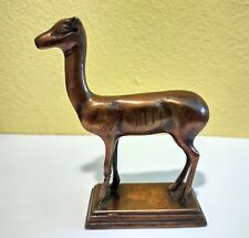 Small Herculaneum Pompeian style bronze deer picture