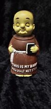 Vintage Monk Piggy Bank Made In Japan picture