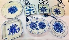 Vintage Set of Basic Porcelana Wall Hanging Plates (7) picture
