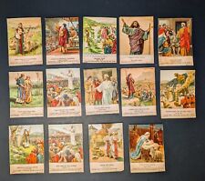 Set Of 14 1902-1908 Sunday School Vintage Bible Cards picture