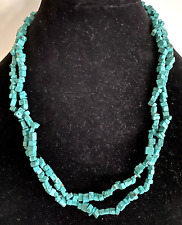 Vintage Old Beautiful Turquoise Necklace 40