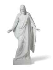 Lladro Hand made Christ Figurine. Looking Left. White Matte Porcelain Figurine. picture