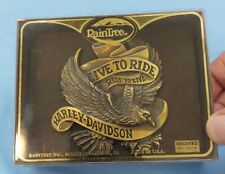 Rare Harley Davidson Belt Buckle Live To Ride Ride To Live New In Original Box  picture