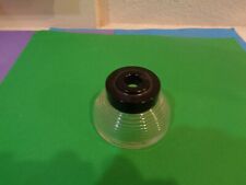 Vintage glass inkwell with black bakelite top picture