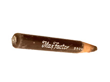 Early MAX FACTOR BROWN EYE BROW MUSTACHE LINER WOOD PENCIL Antique Vintage 💋 picture