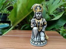 Gold paint lord hanuman stone statue sculpture gift friend home decor garden  picture