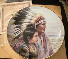 Perillo Collector Plate THE CROW NATION by Vague Shadows COA & orig box 1987 picture
