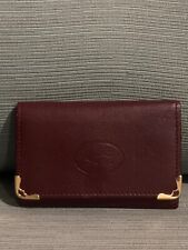 Authentic Must De Cartier Leather 6 Keys Holder - Keys Case - Card Holder  picture