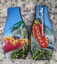 Vintage 1993 Camel Joe Cool  Zipper  Beer Coozies 2 PACK Retro 90s BeachCore picture