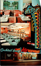 Astor Restaurant Cocktail Lounge & Bar Montreal Canada Postcard L64 picture