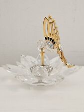 Vintage Swarovski Crystal GOLD HUMMINGBIRD 