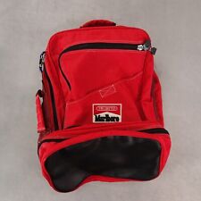 Vintage Marlboro Bag Backpack Red Camping Hiking Outdoor Collectable picture