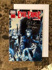 Evil Ernie  #2 Resurrection 2x Signed Steven Hughes / Brian Pulido 1992 NM picture