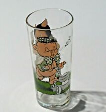 Vintage Pepsi Collector Series Warner Bros. Porky & Petunia Pig Drinking Glass picture