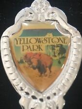 Yellowstone Park Bison Old Faithful Souvenir Spoon 3