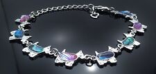Adjustable Westie Terrier Lovers  Anklet inlaid with colorful Paua Shell picture