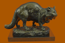 Bronze figure of a cat. The Vienna bronze. Jonchery . Hot cast Sculpture Figure picture