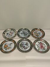 Franklin Mint Hummingbird Fine Porcelain Royal Doulton Collector Plates Set of 6 picture