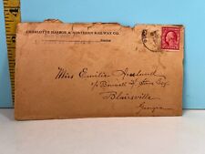 Vintage Charlottee Harbor & Northern Railway Co empty posted envelope. picture