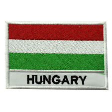 Hungary National Country Flag Patch Iron On Patch Sew On Badge Embroidered Patch picture