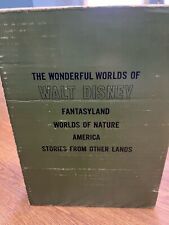 The Wonderful Worlds Of Walt Disney 4 Book Set In Original Case. 1954 picture