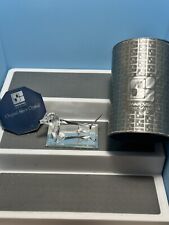 Swarovski LG Dachshund Wire Tail  #7641 NR 075 original box, cert, & mirror picture